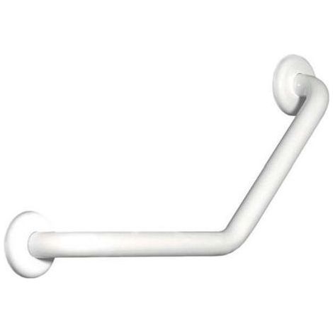 K Design Corrimano per Bagno Angolare 45 Gradi Bianco