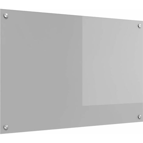 Protection de cuisine Gris clair 90 x 60 x 0,6 cm verre trempé CFW33818 (1/5)