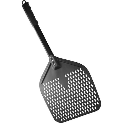 Plateau à pizza en aluminium, pour le transport de gâteaux et pizzas carrés, 72 x 30 cm, noir (1/5)