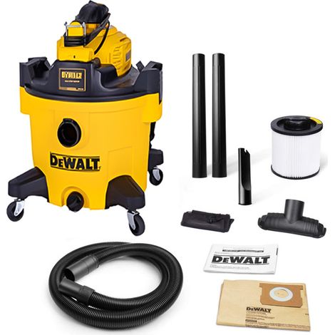 Bidone aspiratore e soffiatore solidi e liquidi DeWalt 34L 1080W - DXV234P (1/4)