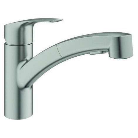 Mezclador monomando de fregadero Grohe Eurosmart, 227 mm de (1/5)