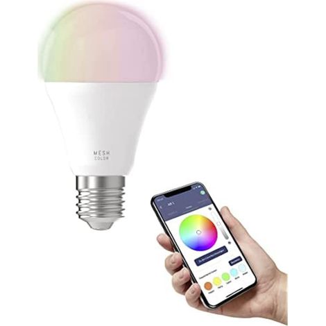 Eglo connect.z Smart Home lampadina Led E27, A60, ZigBee, app e controllo vocale, dimmerabile, colore della luce regolabile, 806 lumen, 9 W (1/5)