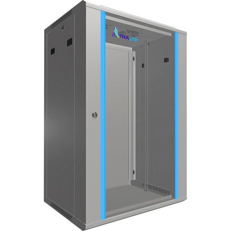 Extralink EX.14374 Rackschrank grau 18U aus Stahl