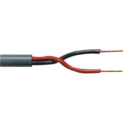 Tasker TASR-C277-BLK cavo per altoparlanti su rotolo 2x 4,00 mm² 50,0 m grigio