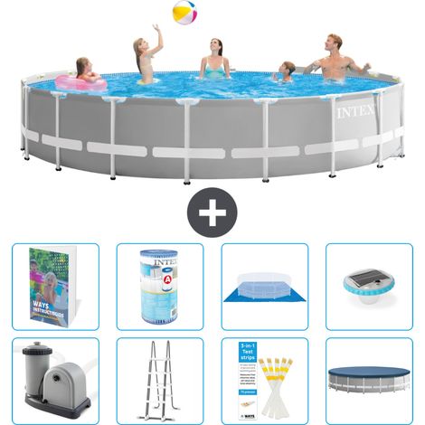 Prism Frame Pool Rund - 549x122 cm - 9-teilig S622