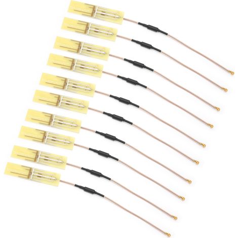 10 antennes IPX 2,4 GHz sans fil Mini PCI PCI-E WiFi Bluetooth avec transmission de signal intégrée (11 cm) (1/5)