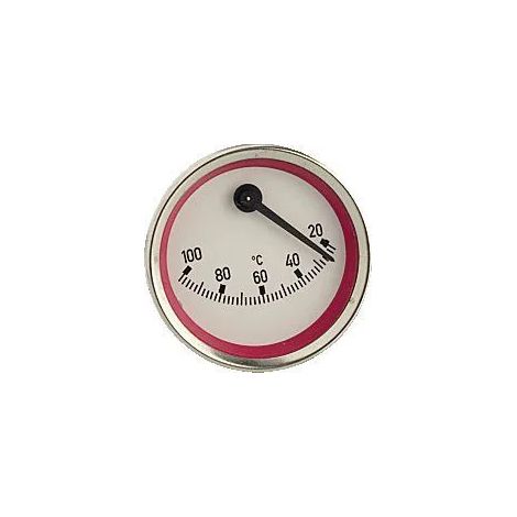 Meibes Kontaktthermometer, rot