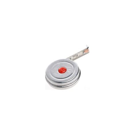 Mètre à ruban rétractable en acier inoxydable pour le bureau, 2 m, mini métrique, qualité supérieure métrique