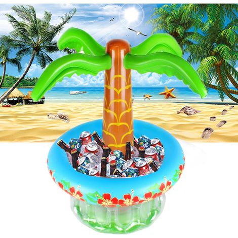 Gonflable Refroidisseur à Bière Palmier pour Plage Piscine Fêtes Luau Décorations Estivales (1/5)