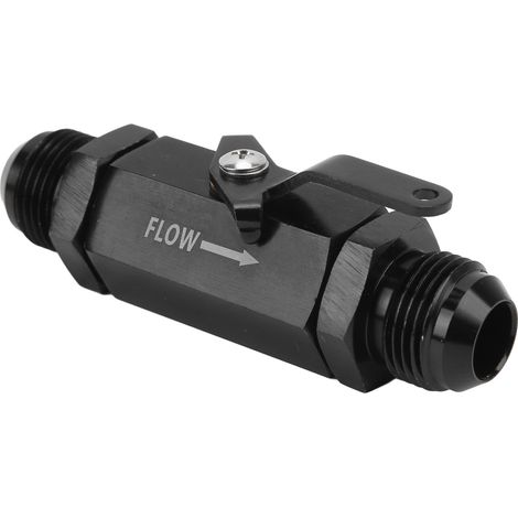 Bouchon de réservoir de carburant en alliage d'aluminium avec vanne d'arrêt, compatible avec les conduites de carburant AN12. (1/5)