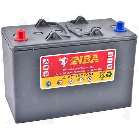 BATTERIA NBA ERMETICA QUASAR GEL 12V 87AH