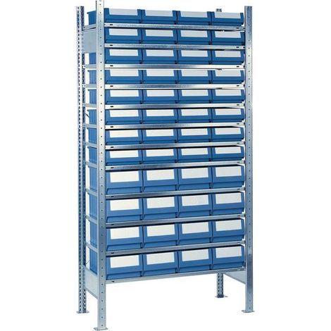 Steckregal H2000xB1000xT300mm Grundregal 12 Stahlböden 32 x 2,16 x 3 (1/3)