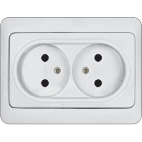 Toma eléctrica harry-potter SOCKET 2-E SÜV SL doble empotrable 16A 250V