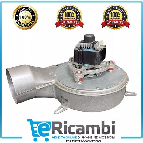 Estrattore Fumi Stufa a Pellet Aspiratore Fandis Girante Acciaio Inox + Encoder (1/5)