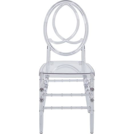 Lot de 4 Chaises de Salle à Manger en ABS et PC, Transparent (1/5)