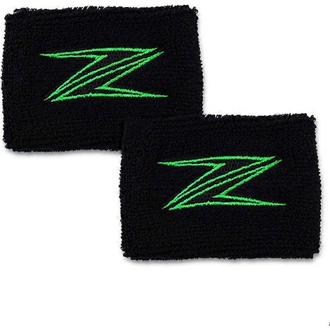 Accessoires moto pour KAWASAKI Ninja 650 ZX6R 1000SX ZX10R Z650 Z750 Z900 Z900RS Z1000 : Réservoir de liquide de frein avant avec chaussette, couleur : noir (lot de 2). (1/4)