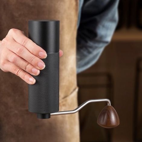 Molinillo de café manual con muelas cónicas de acero inoxidable,molinillo de café manual para espresso,prensa francesa y cafetera moka (1/5)