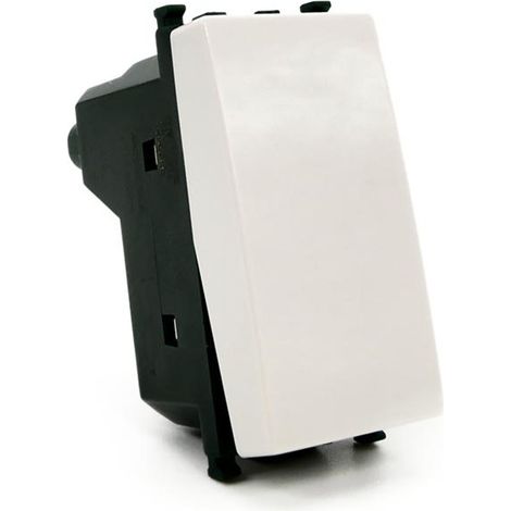 Kit 2 deviatore bipolare bianco compatibile con vimar plana interruttore pulsante 2p 16ax 250vac (1/3)