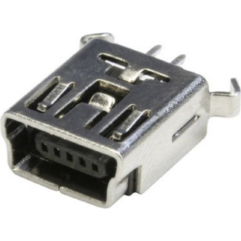 USB Steckverbinder Buchse, Einbau vertikal   MUB1B5HN econ connect Inhalt: 1 St.