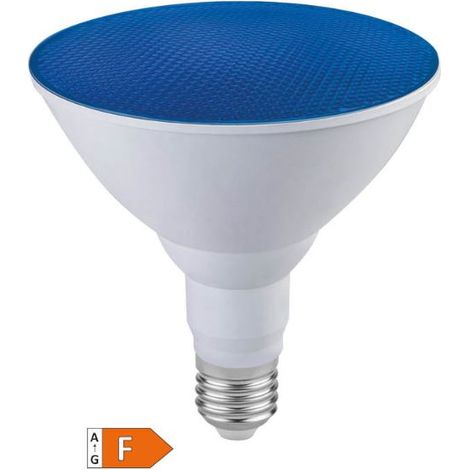 Bombilla de LED PAR38 18W E27 azul IP65 (1/2)