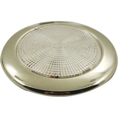 Lampada euromarine 28 led luce soffitto dorata efficiente