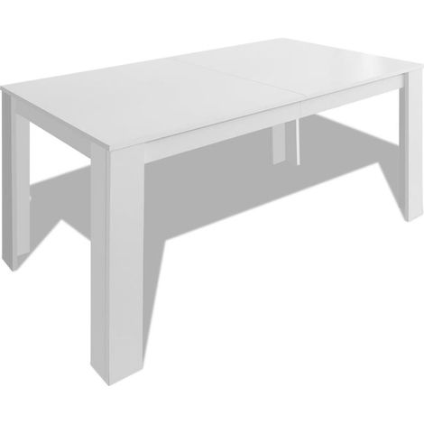 Tavolo da pranzo di design per soggiorno 140 cm bianco