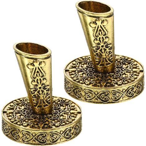 stylo vintage en métal avec motif gravé support incliné pour