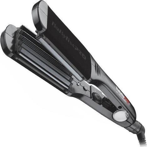BaByliss PRO - Fer à repasser ondulé, Frisé, 60 mm, noir (1/2)