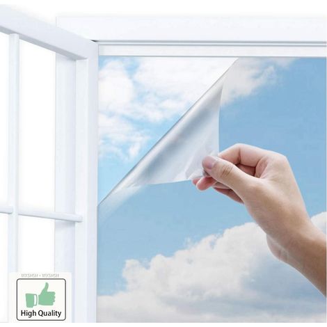 Einweg-Spiegelfolie für Fenster, erhältlich in verschiedenen Breiten und Längen (2/3/5 m). Selbstklebende Reflexionsfolie.