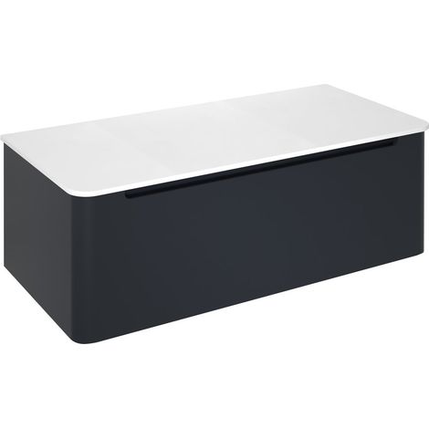 KERALA Meuble sous-vasque 100x35x47,5cm, 1x tiroir, anthracite mat (1/4)