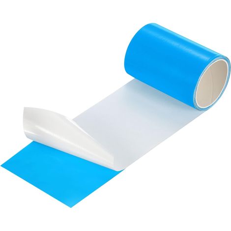 Kit de réparation de Patch Gonflable 3 po x 5 pi Bleu Ruban de réparation de patch de piscine TPU, pour matelas pneumatique maison rebondissante piscine (1/5)