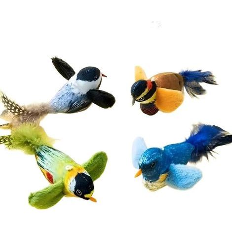 Jouet imitation oiseau pour chat - Imitation oiseau - Jouet pour chat - Jouet pour soulager l'ennui et interagir avec les animaux de compagnie (couleur aléatoire) (1/5)