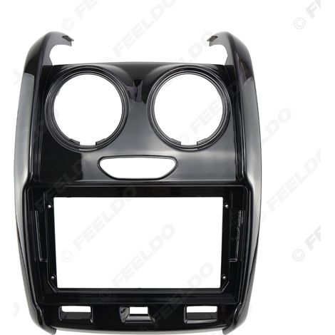 Compatible with Renault Duster (from 2015): modification frame for audio-video and navigation system, large 9-inch Android screen. (1/5)