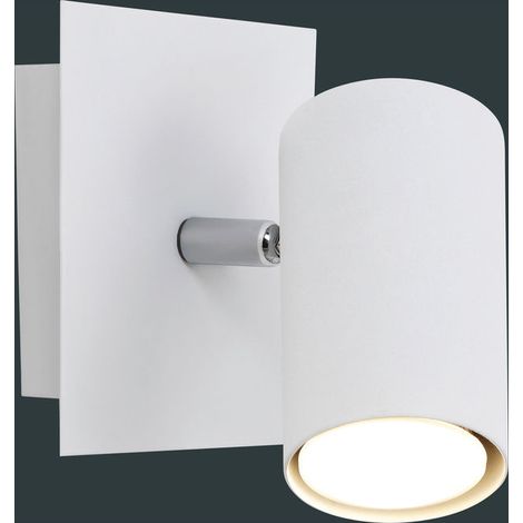 Faretto da parete MARLEY bianco cromo GU10 Trio 802400101