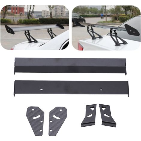 Aileron arrière en alliage d'aluminium pour voiture de course RC 1/10 drift sur route (1/5)