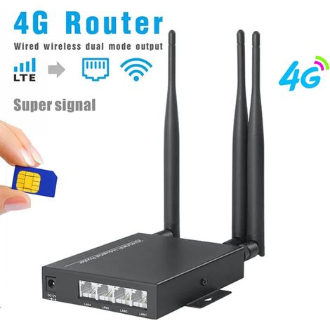 Router Professionale con Sim 4G LTE e 4 Porte LAN ad uso Esterno IP66 (1/5)