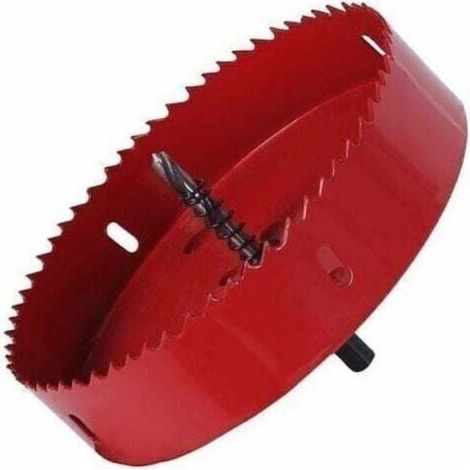 Scie Cloche Bimétallique 150mm Adaptateur Hexagonal pour Bois PVC Métal Plastique Tuyau (1/4)