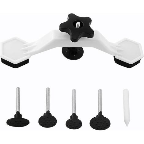 Kit de Réparation de Bosses sans Peinture, Kit D'Outils de Réparation de Carrosserie, avec 5 Tailles Différentes de Film et 1 Stylo Plume pour Enlever Les Bosses de Voiture (1/5)
