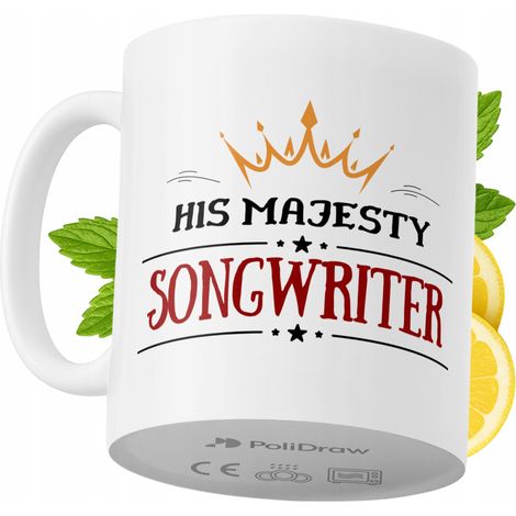 Lustige Kaffeetasse für Songwriter mit witzigem Textdesign – ideal für Geburtstage, Namenstage, Feiertage und besondere Anlässe. Hochwertige Tasse für Zuhause, Büro und Arbeit. Farbe: Weiß, 330 ml.