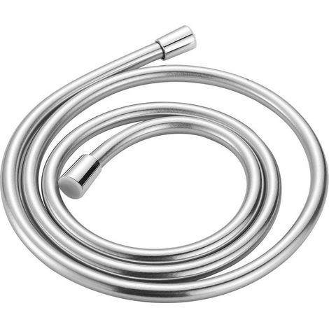 Flexible de douche PVC renforcé 1,60m – Anti-torsion pour jet constant – Écrou orientable en métal – Résistance anti-rayures (1/5)