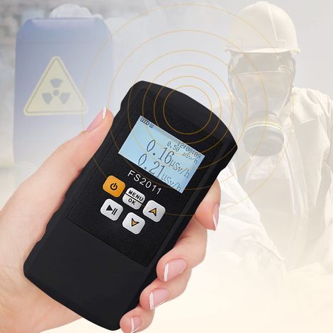 Détecteur professionnel de radiations nucléaires - Compteur Geiger avec alarme de dose et écran LCD (1/5)