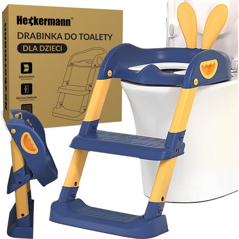 Heckermann blauer WC-Sitzbezug