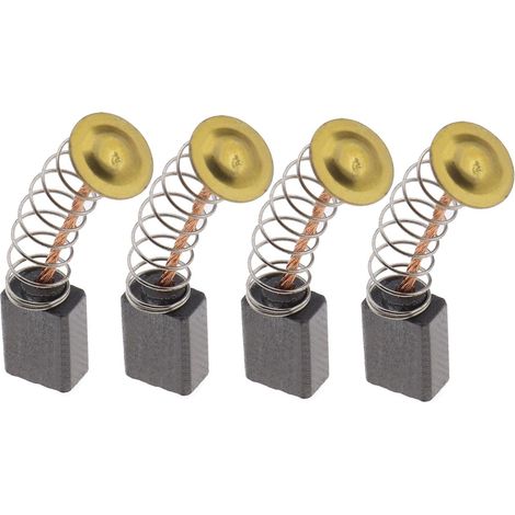 2 Paires Balais de Charbon de Meuleuse Murale 5x8x12mm/0.2x0.31x0.47pouces Pièce de Rechange de Moteur Compatible avec DWS 780 Accessoires d'outils Électriques (1/5)