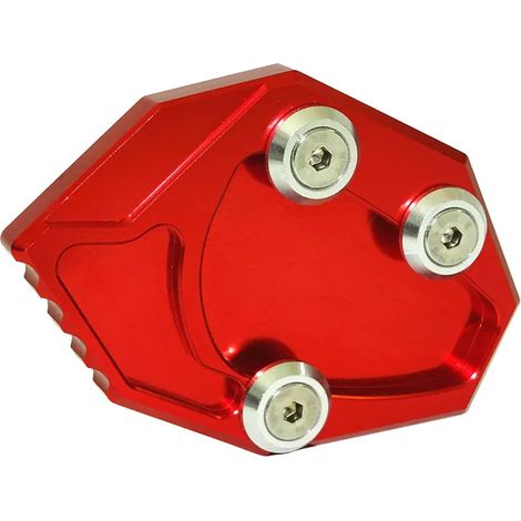(Rouge)waase Compatible avec Kawasaki GTR1400 Concours 14 2008 2009 2010 2011 2012 2013-2016 Béquille latérale, extension et plaque de support maxpower (1/4)