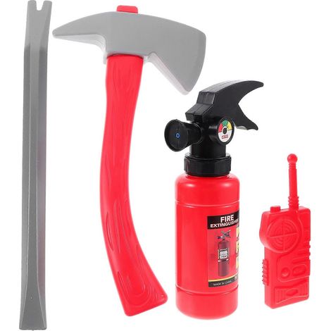1 ensemble d'accessoires de simulation de lutte contre les incendies : modèle d'extincteur, accessoire de simulation éducatif (1/5)