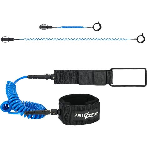 Guinzaglio di sicurezza per tavola SUP, lunghezza 3 m - blu