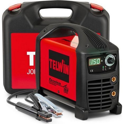 1PZ SALDATRICE AD INVERTER TECNICA 188 MPGE  4,2 Kw - 150 Amp Valigetta + Acces
