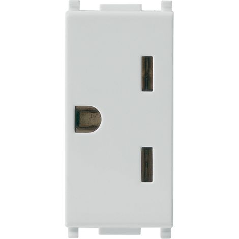 VIMAR - 14247.SL 2P+T 15A Amerikanische Steckdose Silber