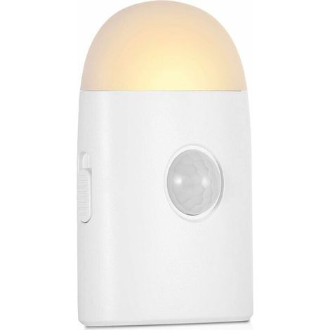 LED-Nachtlicht mit Bewegungsmelder (1 Stück), wiederaufladbar per USB, Lichtsensor-Nachtlicht, Schrankleuchte (1/5)