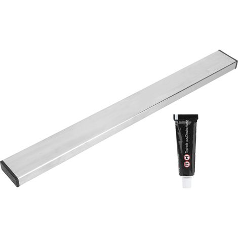 Barre aimantée en acier inoxydable brossé 40cm pour couteaux, support mural de rangement, accessoire de cuisine magnétique (1/5)